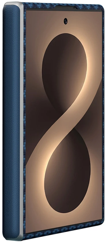 Benks Dėklas Magnetic Armor Grid Air Grand Combo (C.K.FL.SA.BE.S060) skirtas Samsung Galaxy Z Fold 8 mėlynos spalvos