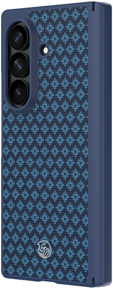 Benks Dėklas Magnetic Armor Grid Pro Grand Combo (C.K.FL.SA.BE.C051) skirtas Samsung Galaxy Z Fold 8 Ultra mėlynos spalvos