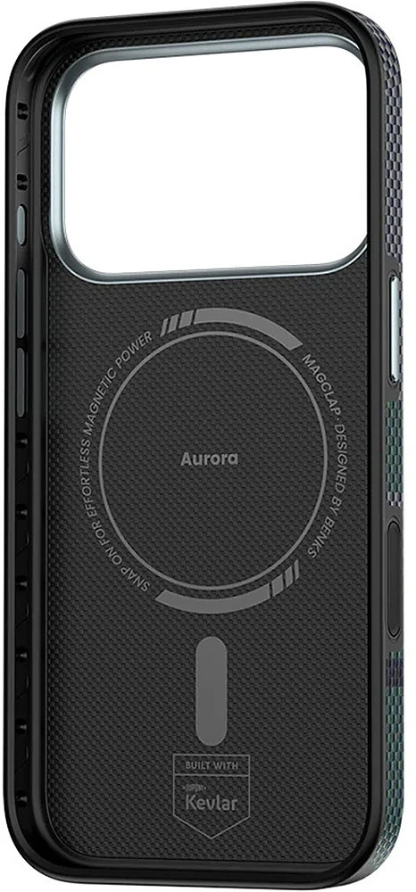 Benks Dėklas Magnetic Armor Pro Aurora Kevlar 600D (C.K.FL.AP.SR.A072) iPhone 18 Pro/17 Pro (Camera Control Button)