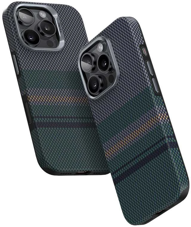 Benks Dėklas Magnetic Armor Pro Aurora Kevlar 600D (BC66) skirtas Apple iPhone 16 Pro Max (Camera Control Button)