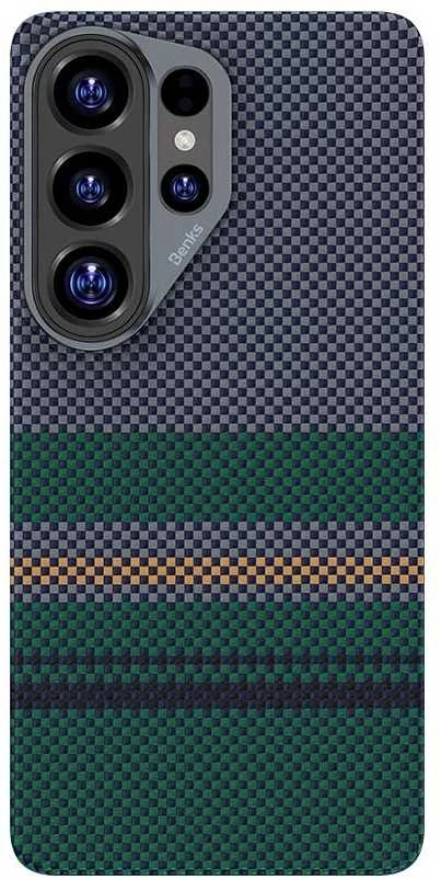 Benks dėklas Magnetic Armor Pro Aurora Kevlar 600D (D050) skirtas Samsung Galaxy S26 Ultra