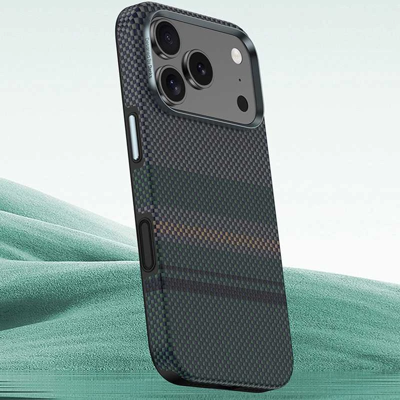 Benks dėklas Magnetic Armor Pro Aurora Kevlar 600D (C070) skirtas iPhone 17 Pro Max