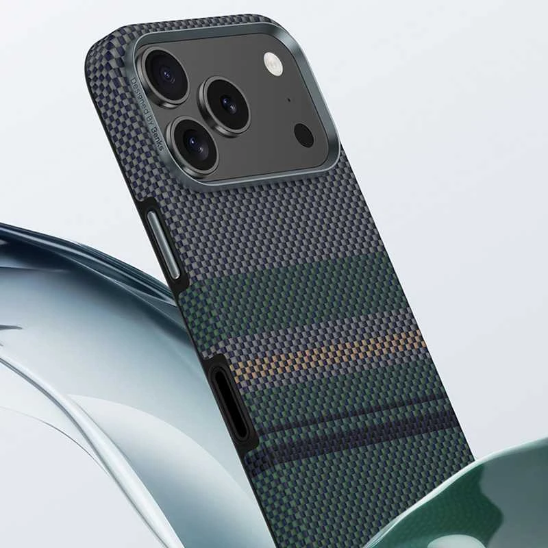 Benks dėklas Magnetic Armor Pro Aurora Kevlar 600D (C070) skirtas iPhone 17 Pro Max