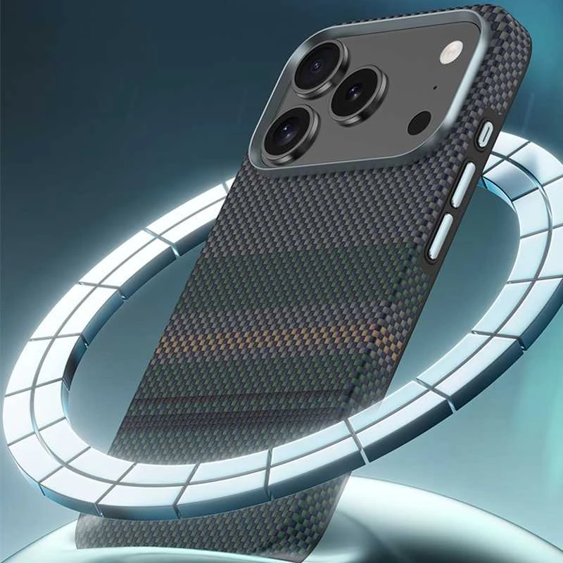 Benks dėklas Magnetic Armor Pro Aurora Kevlar 600D (C070) skirtas iPhone 17 Pro Max