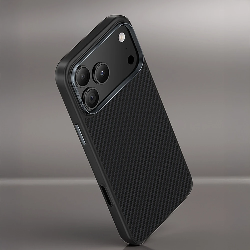 Benks Dėklas Magnetic Armor Pro Kevlar Metal Frame 600D (C.K.FL.AP.BK.BA73) iPhone 18 Pro Max/17 Pro Max (Camera Control Button)