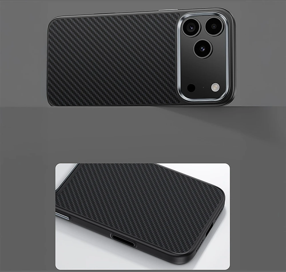 Benks Dėklas Magnetic Armor Pro Kevlar Metal Frame 600D (C.K.FL.AP.BK.BA73) iPhone 18 Pro Max/17 Pro Max (Camera Control Button)
