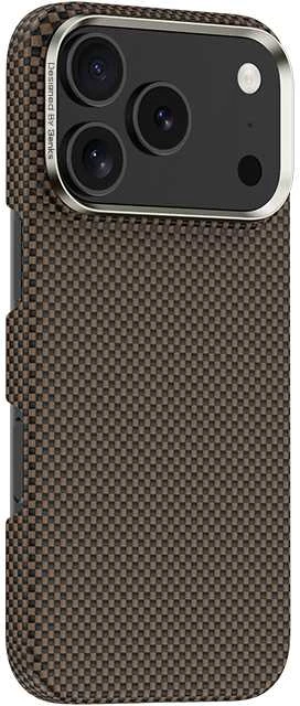 Benks Dėklas Magnetic Armor Tint Kevlar 1000D (0069) skirtas Apple iPhone 17 Pro aukso spalvos