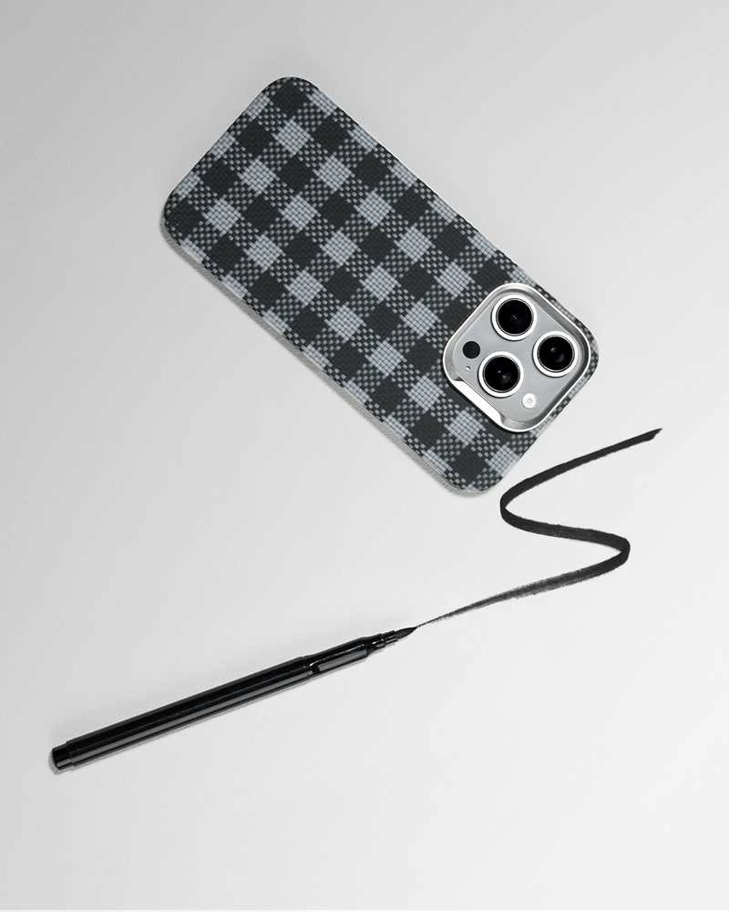 Benks Dėklas Magnetic Armor Vichy Kevlar (RF66) skirtas Apple iPhone 16 Pro Max raudonos spalvos