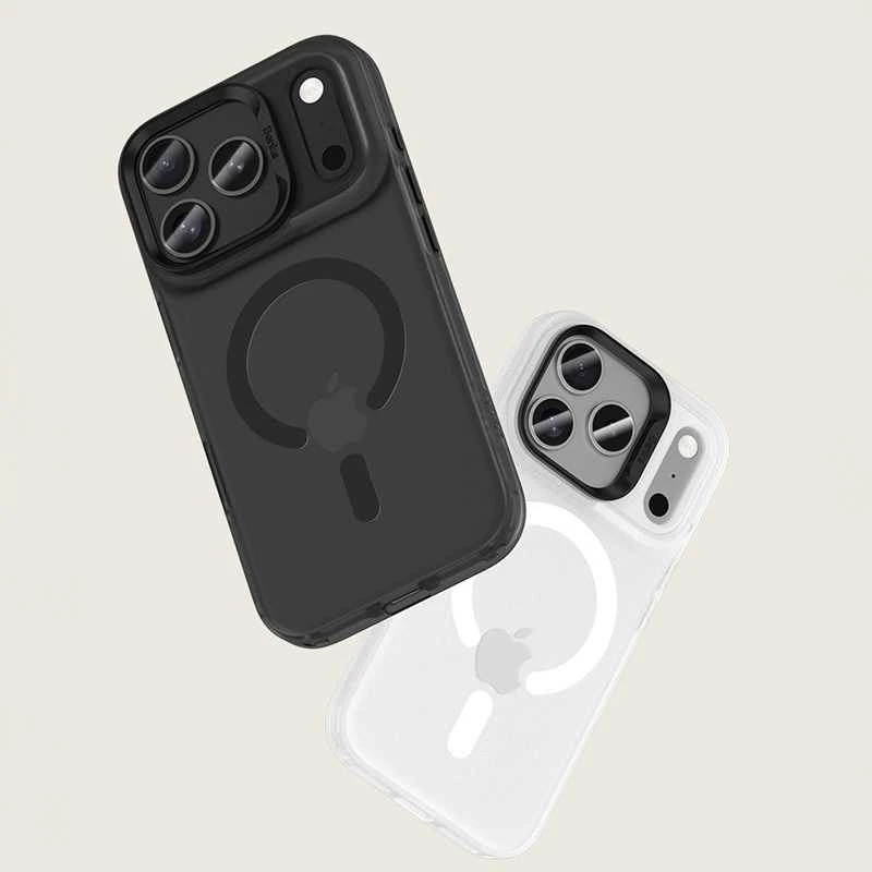 Benks Dėklas Magnetic Lucid Armor (0067) skirtas Apple iPhone 17 juodos spalvos (Camera Control Button)