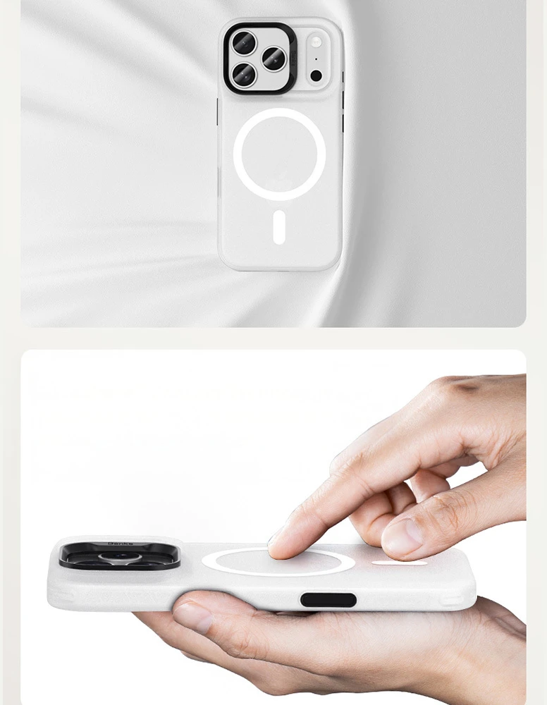Benks Magnetic Lucid Armor dėklas (0070) skirtas Apple iPhone 17 Pro Max juodos spalvos (Camera Control Button)