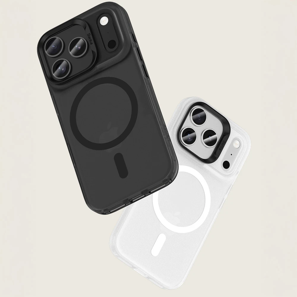 Benks Magnetic Lucid Armor dėklas (0070) skirtas Apple iPhone 17 Pro Max juodos spalvos (Camera Control Button)