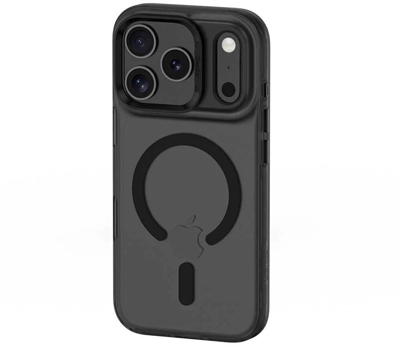 Benks Magnetic Lucid Armor dėklas (0070) skirtas Apple iPhone 17 Pro Max juodos spalvos (Camera Control Button)