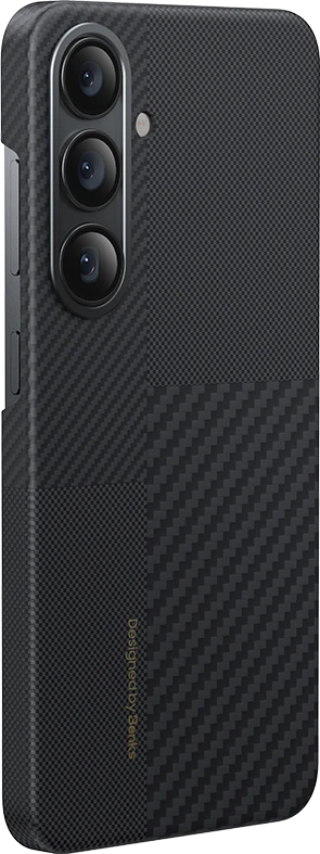 Benks dėklas Montage Magnetic Armor Air Kevlar 600D (M040) skirtas Samsung Galaxy S24 juodos spalvos
