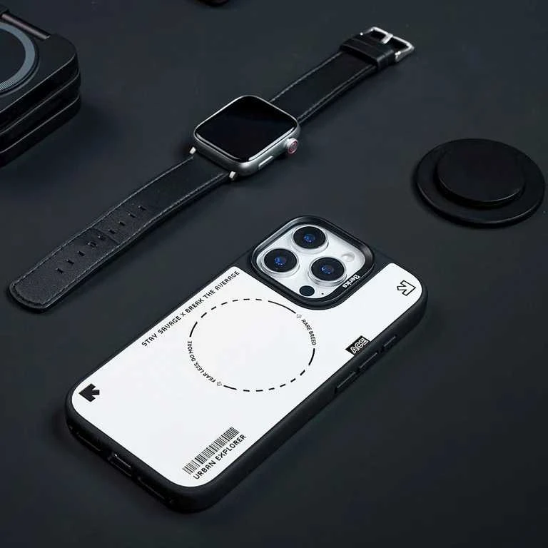 Oem Benks Dynamic Minimalist Case Apple iPhone 16 Pro dėklas telefonui baltos spalvos