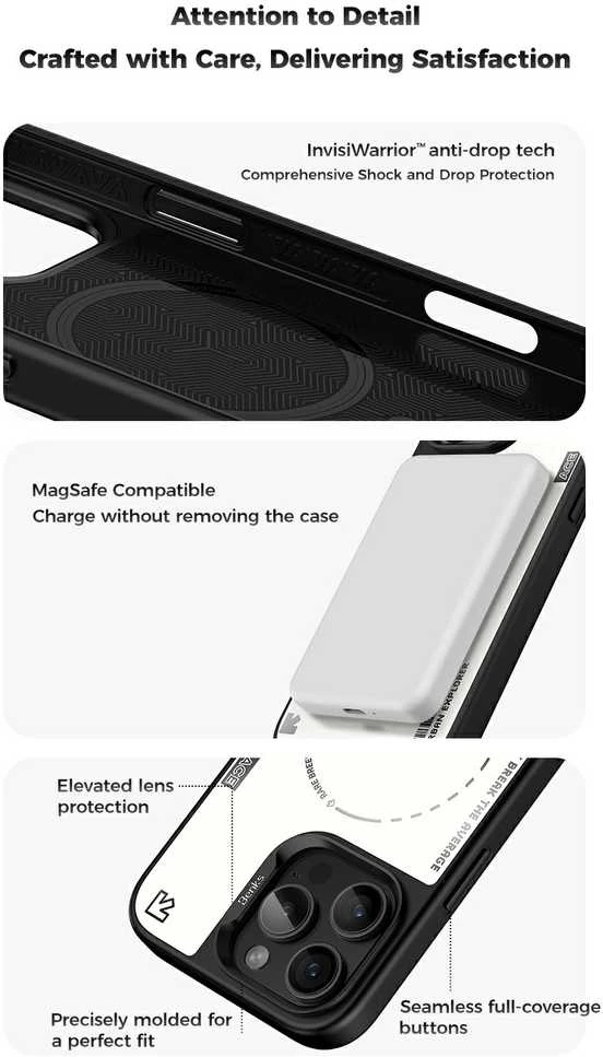 Benks Dynamic Minimalist dėklas skirtas Apple iPhone 16 juodos spalvos