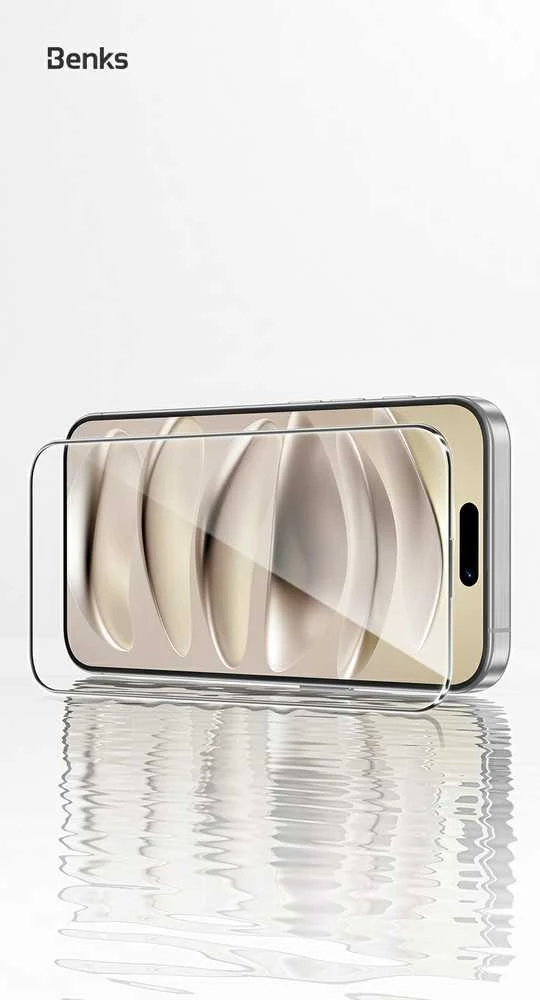 „Benks GlassWarrior“ ekrano apsauga „Apple iPhone 16 Pro“ (pakuota internetu)