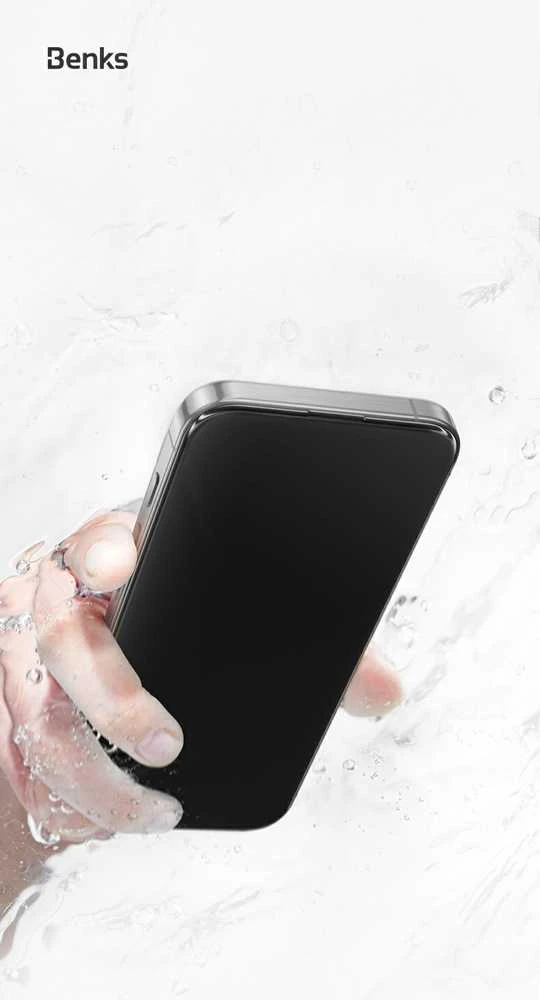 „Benks GlassWarrior“ ekrano apsauga „Apple iPhone 16 Pro“ (pakuota internetu)