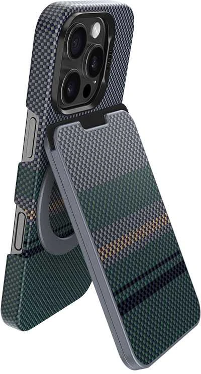 Dėklas Benks Laikiklis Piniginė Magnetinė ArmorGo Kevlar Aurora Light