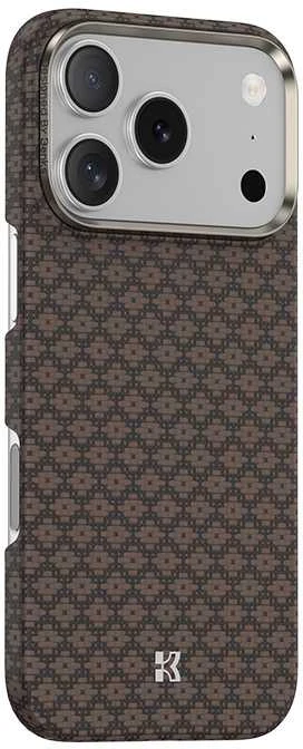 Benks Magnetic Armor Air Armor Grid Kevlar dėklas Metal Frame 600D (A069), skirtas Apple iPhone 17 Pro, auksinis