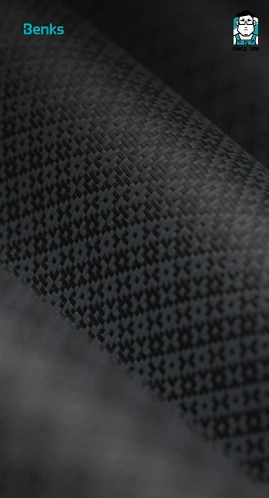 Benks Magnetic Armor Air Armor Grid Kevlar dėklas Metal Frame 600D (E048) skirtas Samsung Galaxy S26 juodas