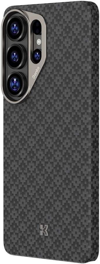 Benks Magnetic Armor Air Armor Grid Kevlar dėklas Metal Frame 600D (E050) skirtas Samsung Galaxy S26 Ultra juodas