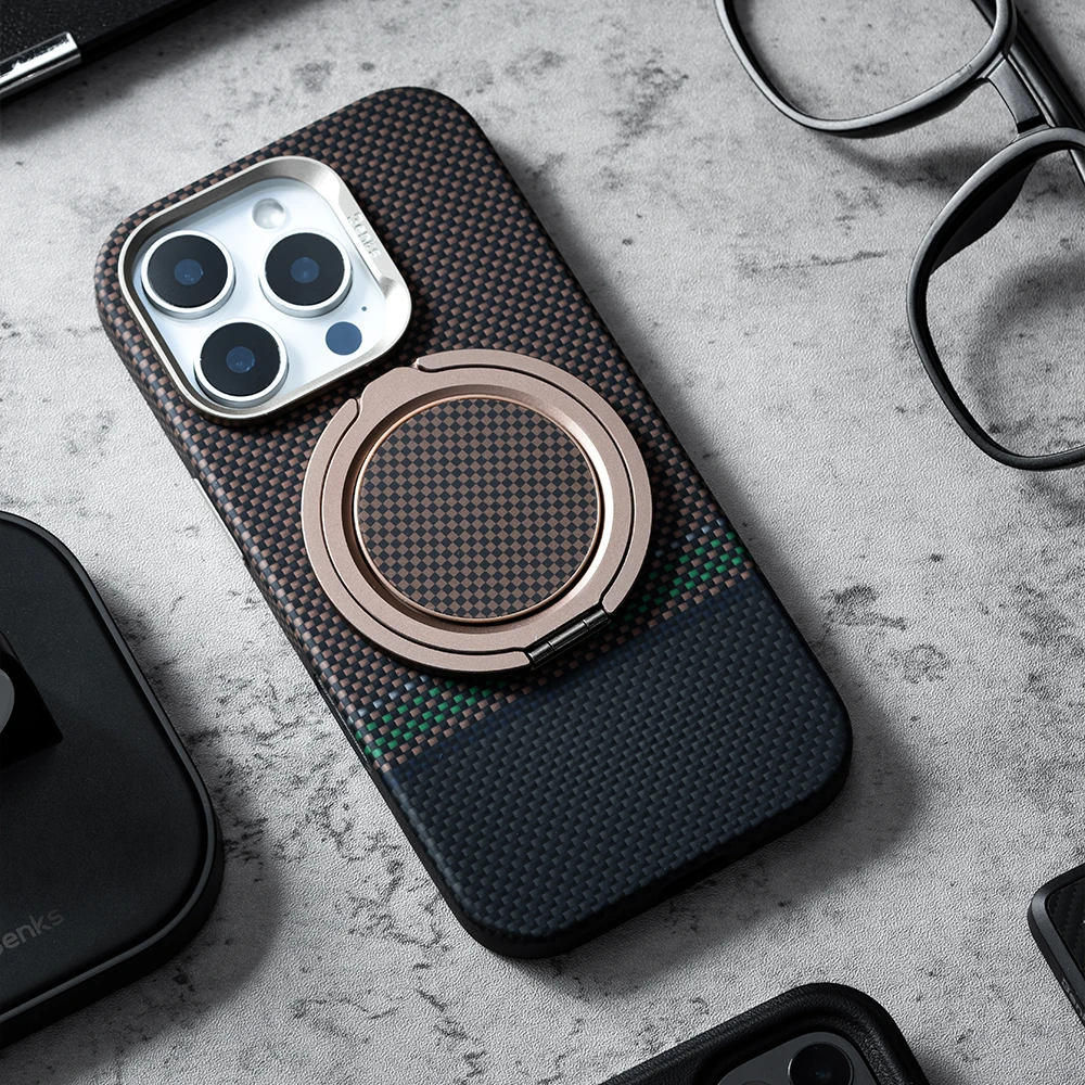 Benks Magnetic Armor Air Prestige Kevlar 600D dėklas (G066) skirtas Iphone 16 Pro Max