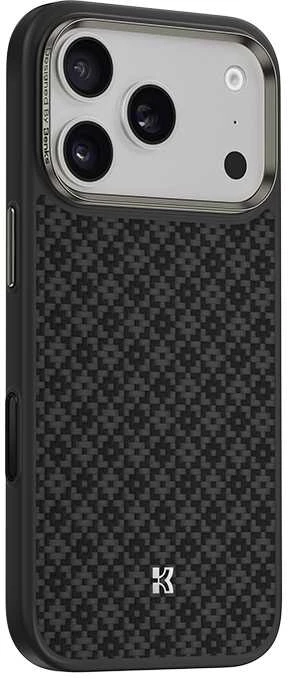 Benks Magnetic Armor Pro Armor Grid Kevlar dėklas Metal Frame 600D (Y070) skirtas Apple iPhone 17 Pro Max juodas