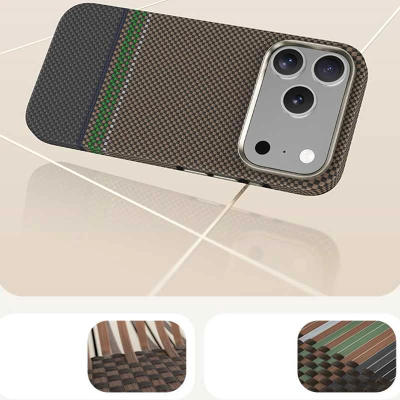 Benks Magnetic Armor Pro Prestige Kevlar 600D dėklas (Y069), skirtas iPhone 17 Pro (Camera Control Button)