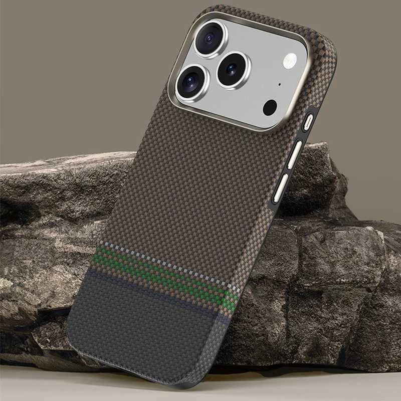 Benks Magnetic Armor Pro Prestige Kevlar 600D dėklas (Y069), skirtas iPhone 17 Pro (Camera Control Button)