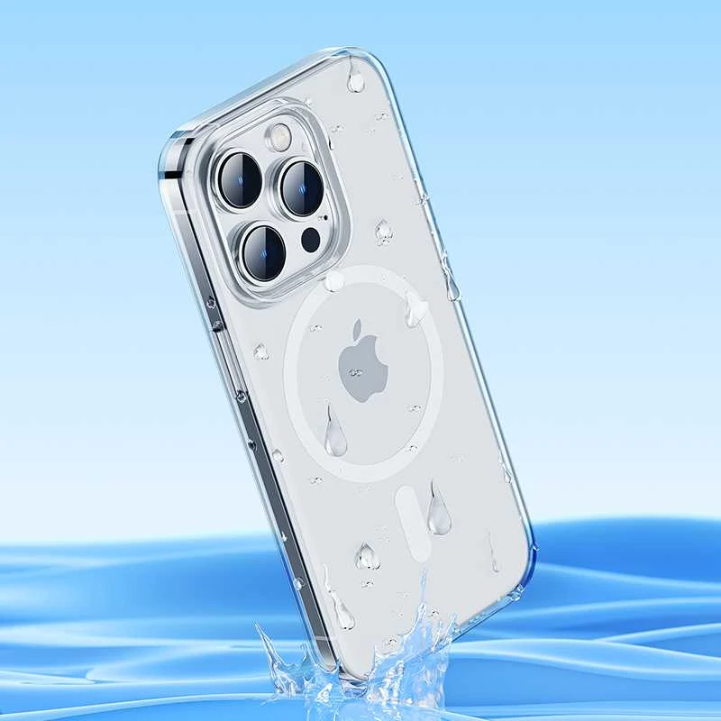 Benks Magnetic Crystal dėklas iPhone 15 Plus skaidrus