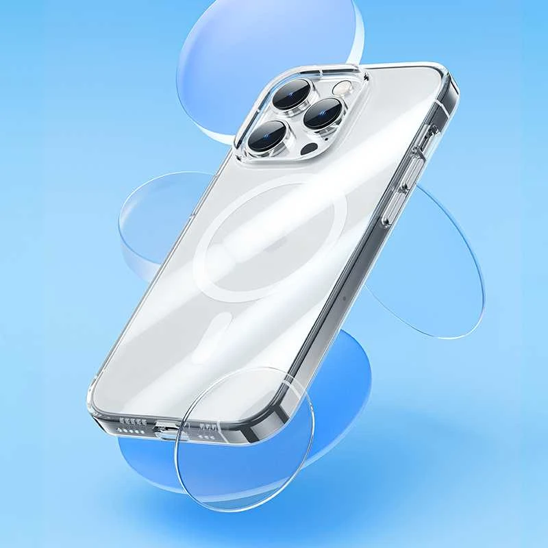 Benks Magnetic Crystal dėklas iPhone 15 Plus skaidrus