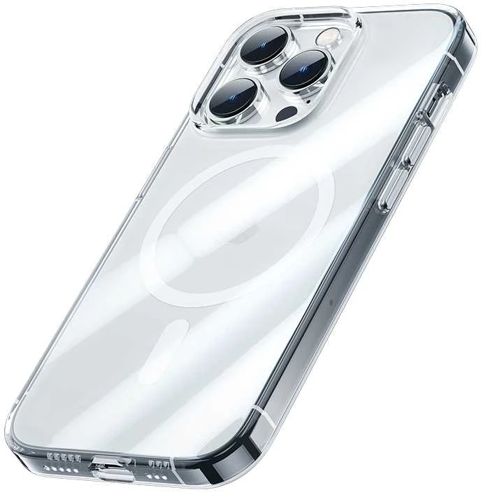 Benks Magnetic Crystal dėklas iPhone 15 Plus skaidrus