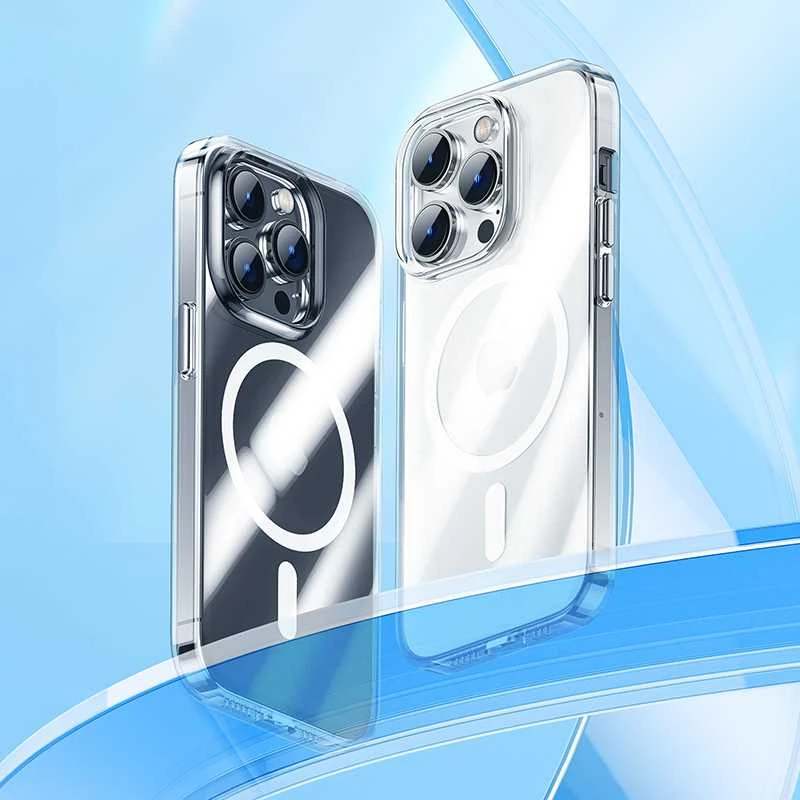 Benks Magnetic Crystal dėklas iPhone 15 Plus skaidrus
