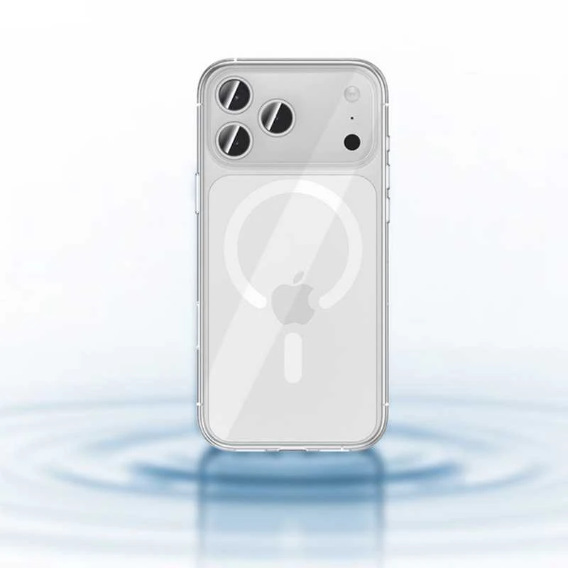 Benks Magnetic Crystal dėklas skirtas Apple iPhone 17 Pro transparent (Camera Control Button)