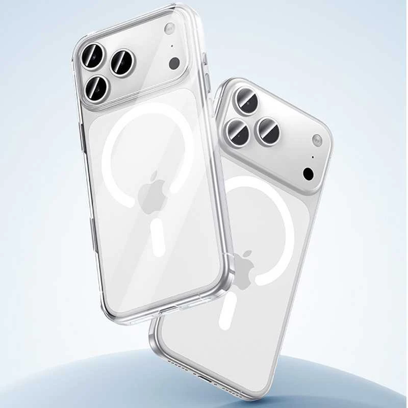 Benks Magnetic Crystal dėklas skirtas Apple iPhone 17 Pro transparent (Camera Control Button)