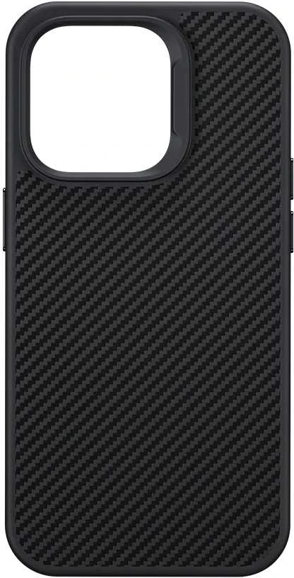 Benks Magnetic Hybrid Armor Pro Kevlar dėklas Metal Frame 600D Apple iPhone 15 Plus juodos spalvos