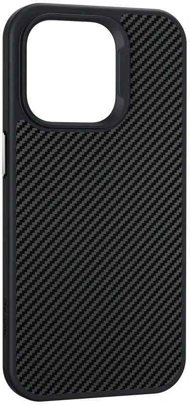 Benks Magnetic Hybrid Armor Pro Kevlar dėklas Metal Frame 600D Apple iPhone 15 Plus juodos spalvos