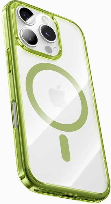 Benks Magnetic Lucent Pro dėklas skirtas Apple iPhone 16 Pro žalios spalvos
