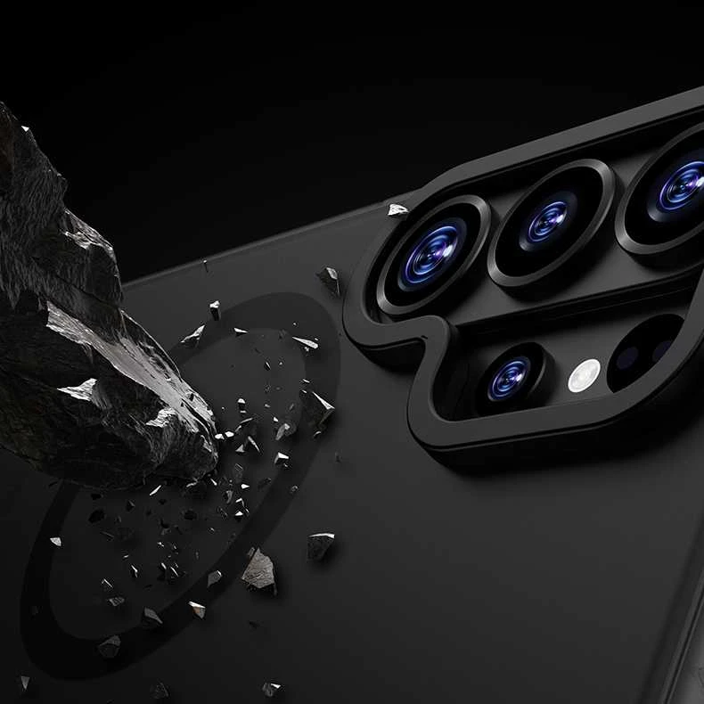 Benks Magnetic Lucid Armor dėklas (A050) skirtas Samsung Galaxy S26 Ultra juodos spalvos
