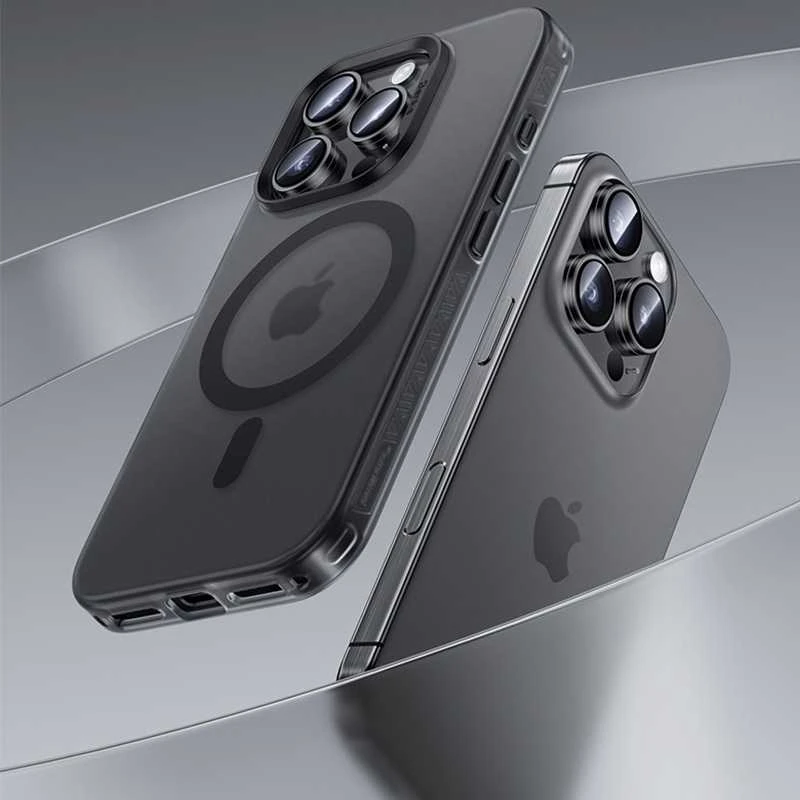 Benks Magnetic Lucid Armor dėklas (B065) skirtas iPhone 16 Pro juodas (Camera Control Button)