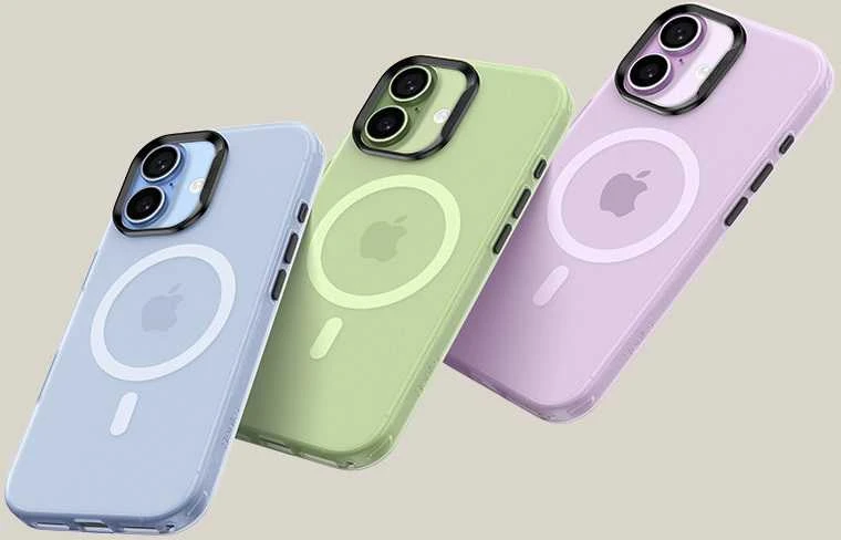 Benks Magnetic Lucid Armor dėklas (C067) skirtas Apple iPhone 17 žalias (Camera Control Button)