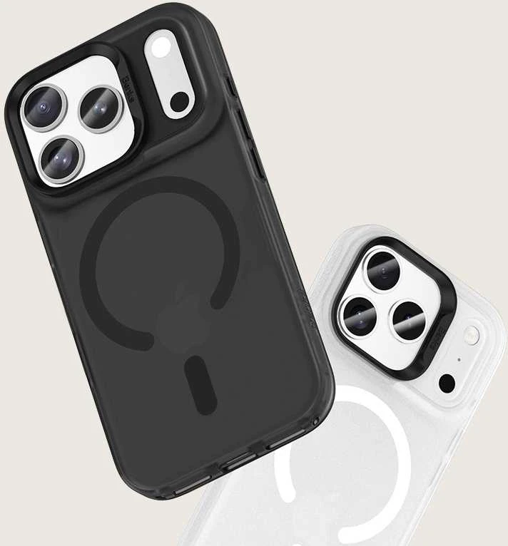 Benks Magnetic Lucid Armor dėklas (K069) skirtas Apple iPhone 17 Pro juodos spalvos (Camera Control Button)