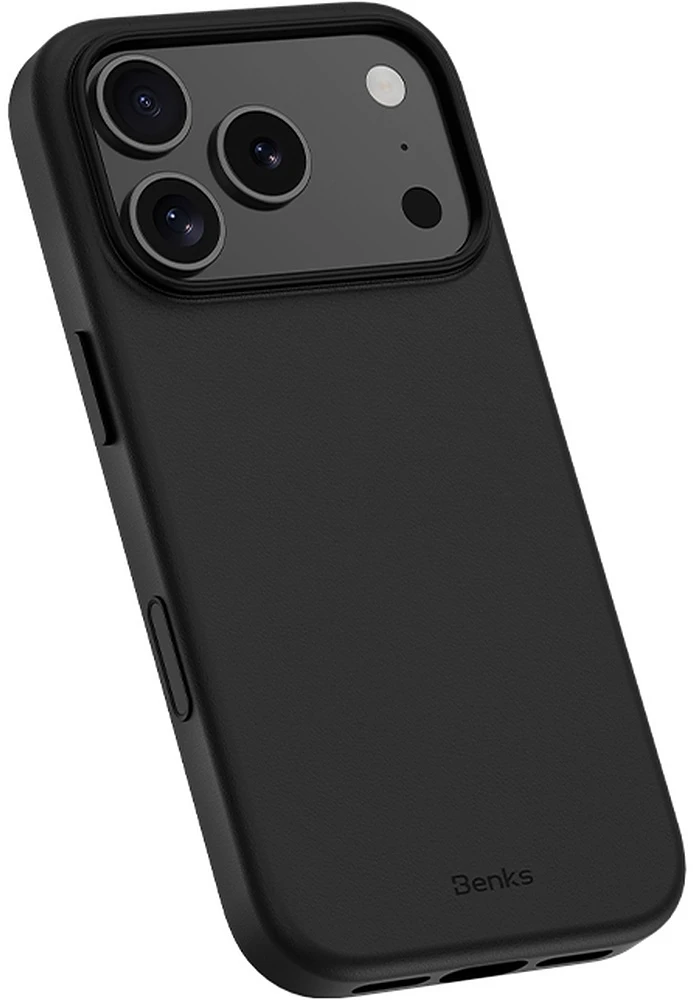 Benks Magnetic Vita Pro Silicone Dėklas (C.K.QY.AP.BK.0072) skirtas iPhone 18 Pro/ 17 Pro juodos spalvos (Camera Control Button)