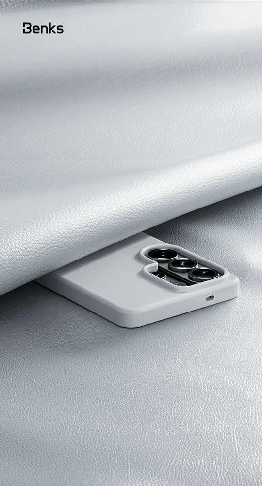 Benks Magnetic Vita Pro Silicone dėklas (A050) skirtas Samsung Galaxy S26 Ultra juodas