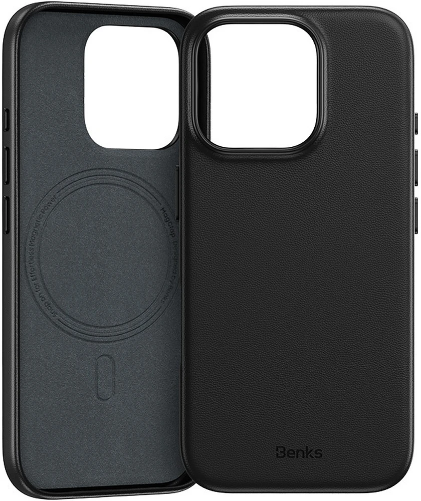 Benks Magnetic Vita Pro Silicone Dėklas (C.K.QY.AP.BK.0072) skirtas iPhone 18 Pro/ 17 Pro juodos spalvos (Camera Control Button)