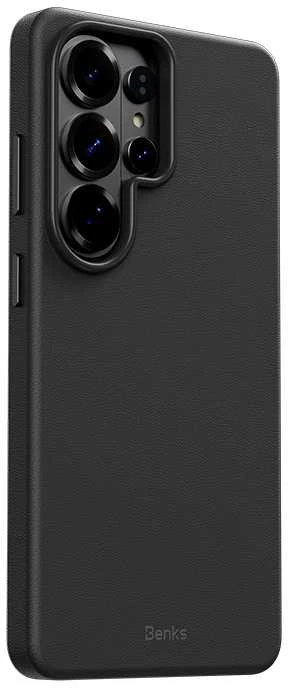 Benks Magnetic Vita Pro Silicone dėklas (A050) skirtas Samsung Galaxy S26 Ultra juodas