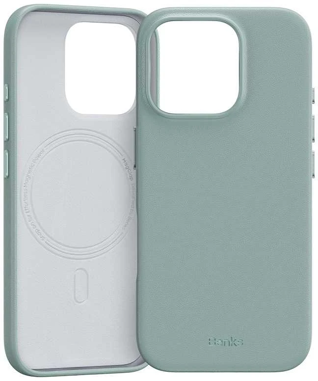 Benks Magnetic Vita Pro silikoninis dėklas skirtas Apple iPhone 16 Pro Max žalios spalvos