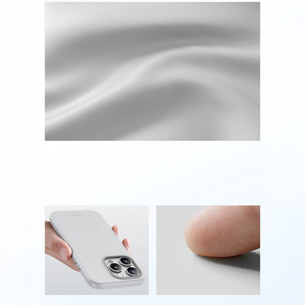Benks Magnetic Vita Pro Silicone dėklas skirtas Apple iPhone 16 Plus juodos spalvos