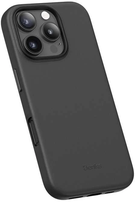 Benks Magnetic Vita Pro silikoninis dėklas skirtas Apple iPhone 16 Pro juodos spalvos