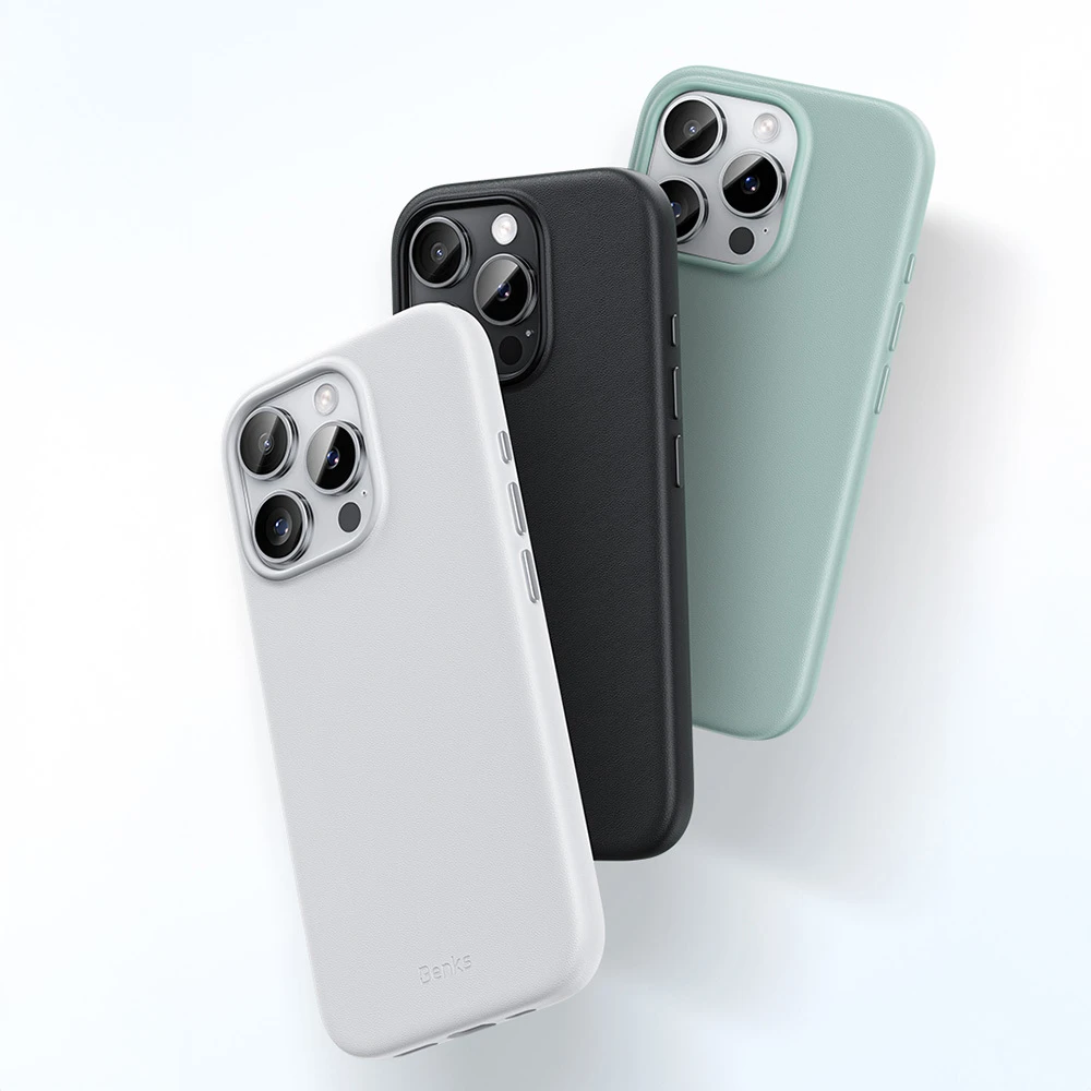 Benks Magnetic Vita Pro Silicone dėklas skirtas Apple iPhone 16 Plus juodos spalvos